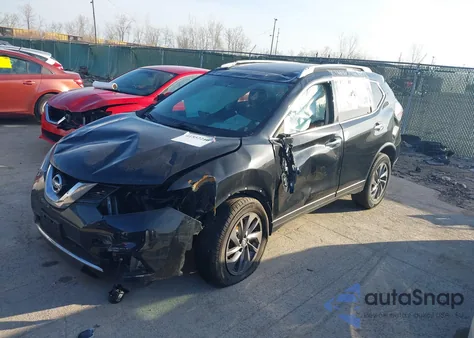 2016 Nissan Rogue Sl z USA, uszkodzony, nr VIN 5N1AT2MV1GC762867